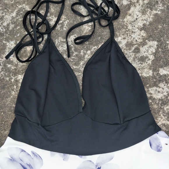 Strappy Back A-Line Mini Summer Dress - Picture 3 of 5